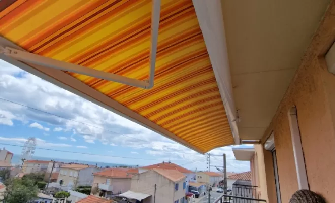Installation d'un store coffre à Saint Pierre la mer., Narbonne-Plage, Azur Stores